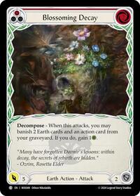 Blossoming Decay (Red) Rainbow Foil