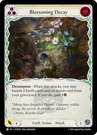 Blossoming Decay (Yellow) Rainbow Foil