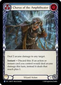 Chorus of the Amphitheater (Blue) Rainbow Foil