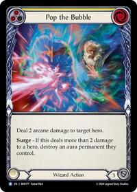 Pop the Bubble (Yellow) Rainbow Foil