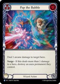 Pop the Bubble (Blue) Rainbow Foil