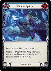 Photon Splicing (Blue) Rainbow Foil