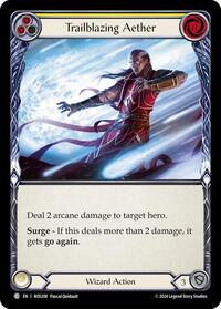 Trailblazing Aether (Yellow) Rainbow Foil
