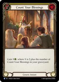 Count Your Blessings (Yellow) Rainbow Foil