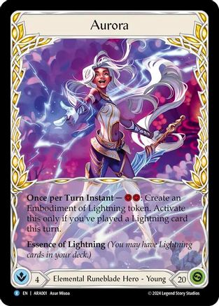 Aurora (ARA001) - Blitz Deck: Rosetta - Aurora Rainbow Foil