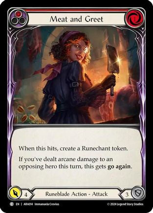 Meat and Greet (Red) (ARA014) - Blitz Deck: Rosetta - Aurora