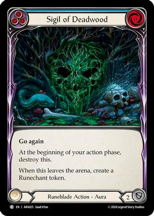 Sigil of Deadwood (ARA025) - Blitz Deck: Rosetta - Aurora