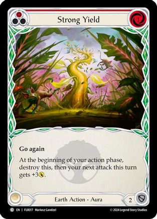 Strong Yield (Red) (FLR017) - Blitz Deck: Rosetta - Florian