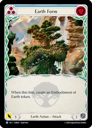 Earth Form (Blue) (FLR021) - Blitz Deck: Rosetta - Florian