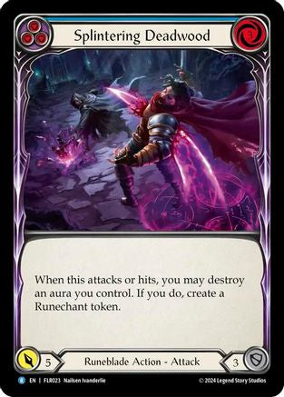Splintering Deadwood (Blue) (FLR023) - Blitz Deck: Rosetta - Florian