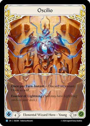 Oscilio (OSC001) - Blitz Deck: Rosetta - Oscilio Rainbow Foil