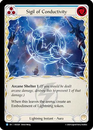 Sigil of Conductivity (OSC024) - Blitz Deck: Rosetta - Oscilio