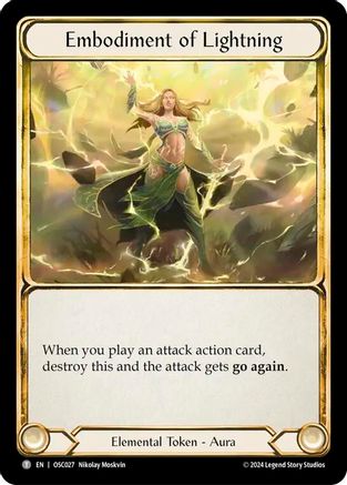 Embodiment of Lightning (OSC027) - Blitz Deck: Rosetta - Oscilio
