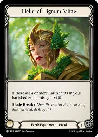 Helm of Lignum Vitae (VER003) - Blitz Deck: Rosetta - Verdance