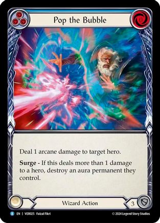 Pop the Bubble (Blue) (VER025) - Blitz Deck: Rosetta - Verdance