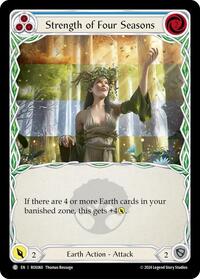 Strength of Four Seasons (Blue) Rainbow Foil