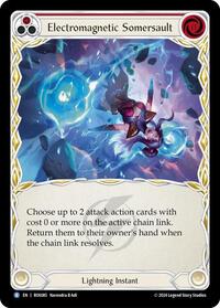 Electromagnetic Somersault (Red) Rainbow Foil