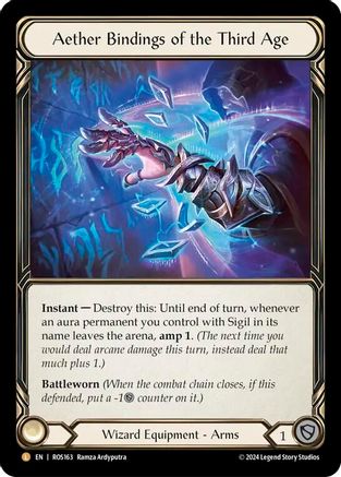 Aether Bindings of the Third Age (ROS163) - Rosetta Rainbow Foil