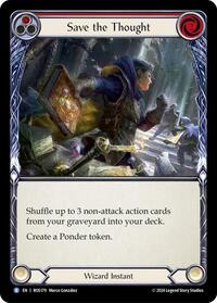Save the Thought (Red) Rainbow Foil