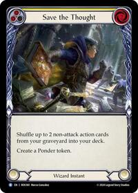 Save the Thought (Yellow) Rainbow Foil