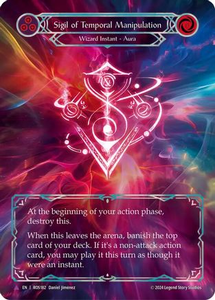 Sigil of Temporal Manipulation (Marvel) (ROS182) - Rosetta Cold Foil