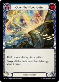Open the Flood Gates (Blue) Rainbow Foil