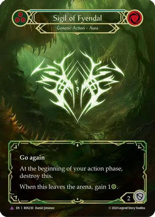 Sigil of Fyendal (Marvel) (ROS230) - Rosetta Cold Foil