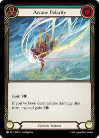 Arcane Polarity (Blue) Rainbow Foil