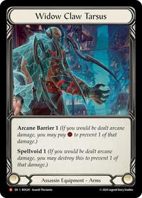 Widow Claw Tarsus Cold Foil