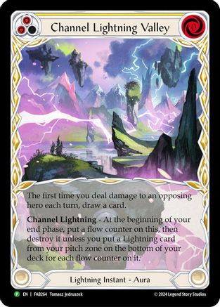Channel Lightning Valley - FAB264 (FAB264) - Flesh and Blood: Promo Cards Cold Foil
