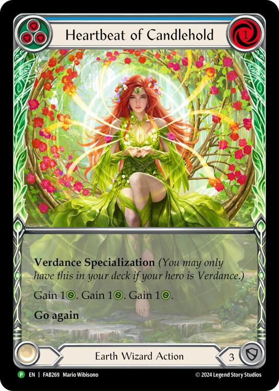 Heartbeat of Candlehold Rainbow Foil Promo