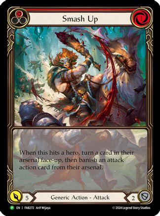 Smash Up (Extended Art) - FAB272 (FAB272) - Flesh and Blood: Promo Cards Rainbow Foil