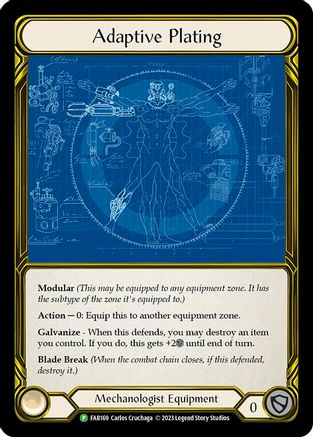 Adaptive Plating - FAB169 (FAB169) - Flesh and Blood: Promo Cards Cold Foil