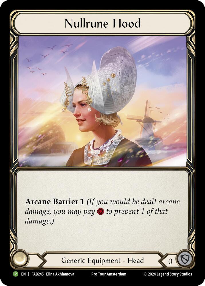 Nullrune Hood Rainbow Foil Promo