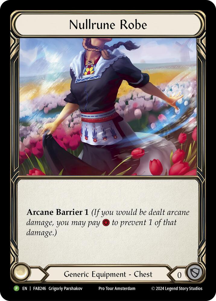 Nullrune Robe Rainbow Foil Promo