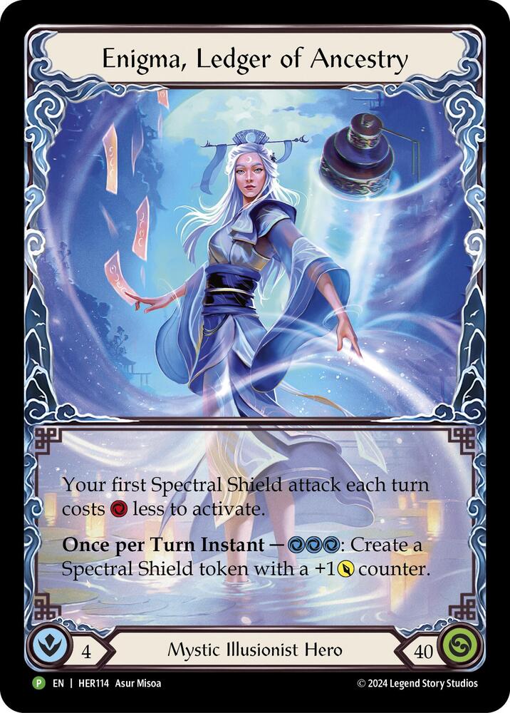 Enigma, Ledger of Ancestry Rainbow Foil Promo