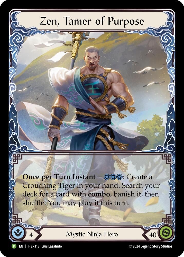 Zen, Tamer of Purpose Rainbow Foil Promo