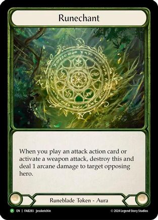 Runechant (Earth) - FAB283 (FAB283) - Flesh and Blood: Promo Cards Cold Foil