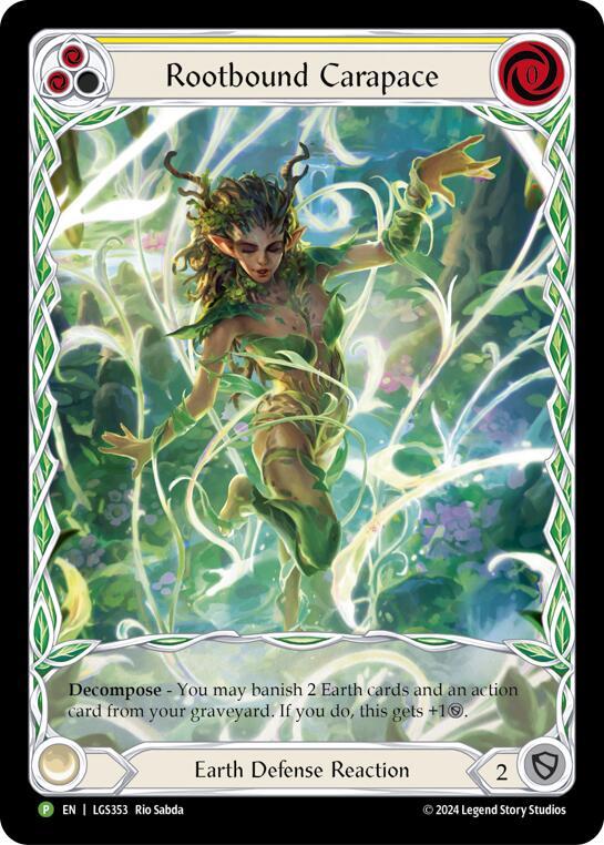 Rootbound Carapace (Yellow) Rainbow Foil Promo