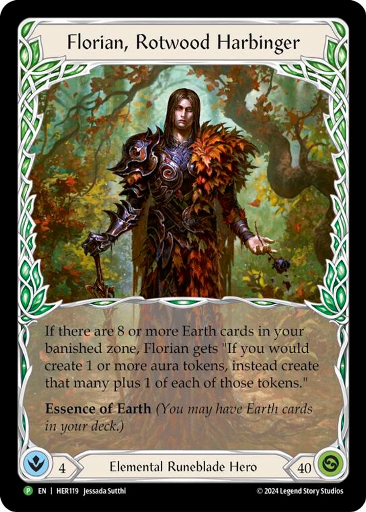 Florian, Rotwood Harbinger - HER119 (HER119)  Rainbow Foil