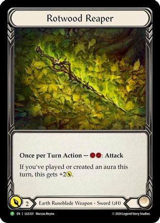 Rotwood Reaper - LGS331 (LGS331) - Flesh and Blood: Promo Cards Rainbow Foil