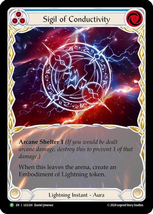 Sigil of Conductivity (Extended Art) - LGS324 (LGS324) - Flesh and Blood: Promo Cards Rainbow Foil