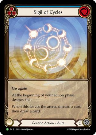 Sigil of Cycles (Extended Art) - LGS329 (LGS329) - Flesh and Blood: Promo Cards Rainbow Foil
