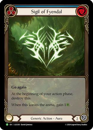 Sigil of Fyendal (Extended Art) - LGS330 (LGS330) - Flesh and Blood: Promo Cards Rainbow Foil