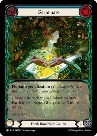 Germinate (Extended Art) - FAB267 (FAB267) - Flesh and Blood: Promo Cards