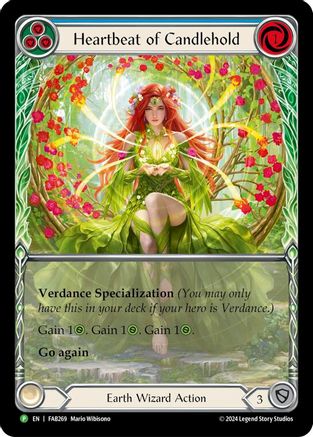 Heatbeat of Candlehold (Extended Art) - FAB269 (FAB269) - Flesh and Blood: Promo Cards