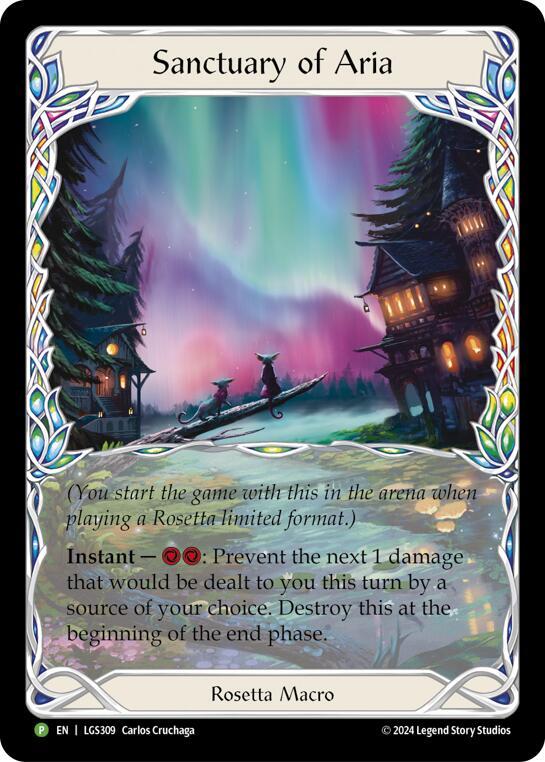 Sanctuary of Aria Cold Foil Promo