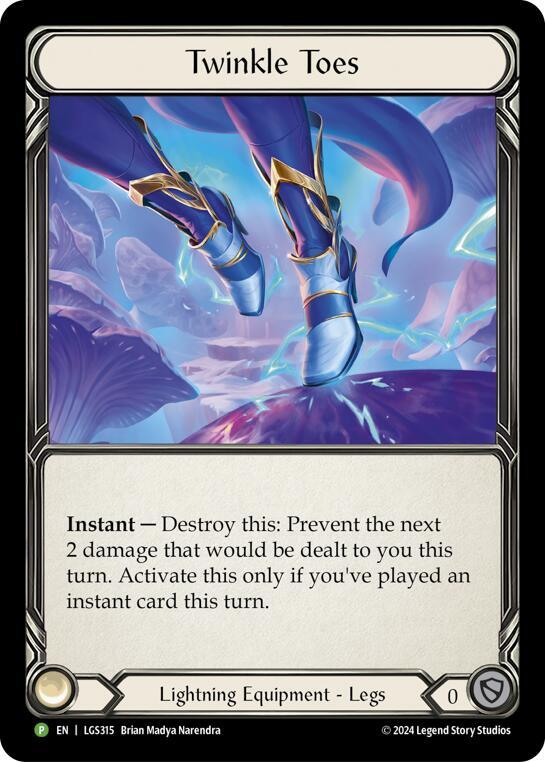 Twinkle Toes Rainbow Foil Promo