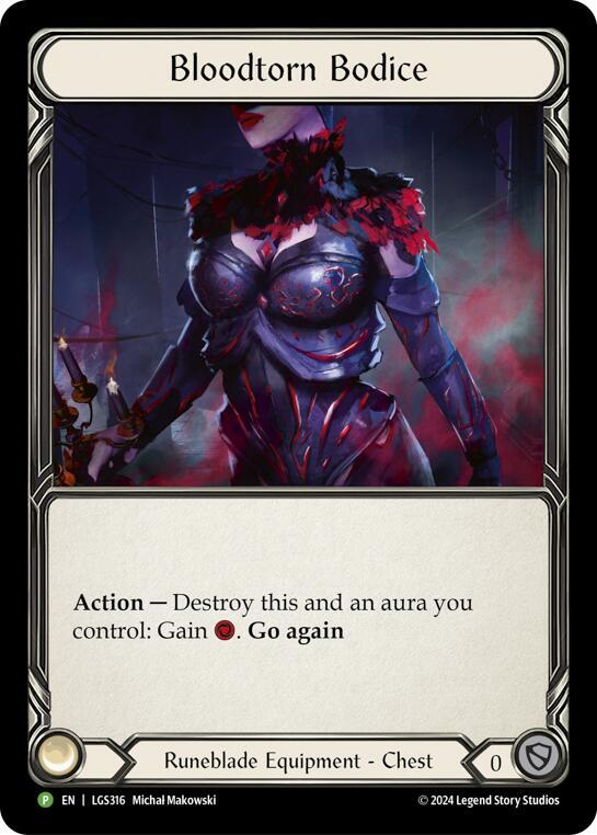 Bloodtorn Bodice Rainbow Foil Promo