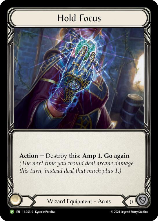 Hold Focus Rainbow Foil Promo